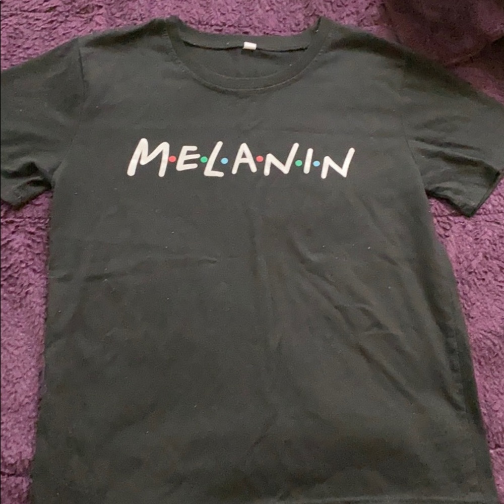 A Graphic Tee “M•E•L•A•N•I•N” from Shein